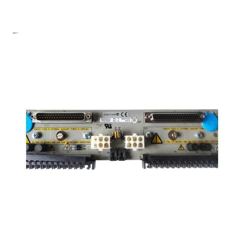Emerson Ovation 3A99266G01 Local Input Output Transition Panel