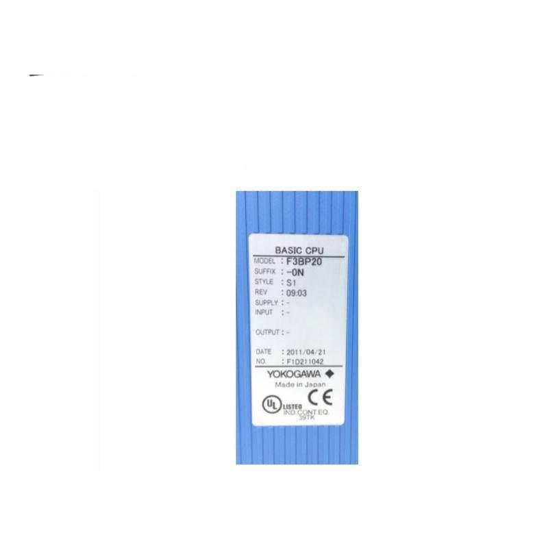 YOKOGAWA F3BP20-0N Basic CPU Module